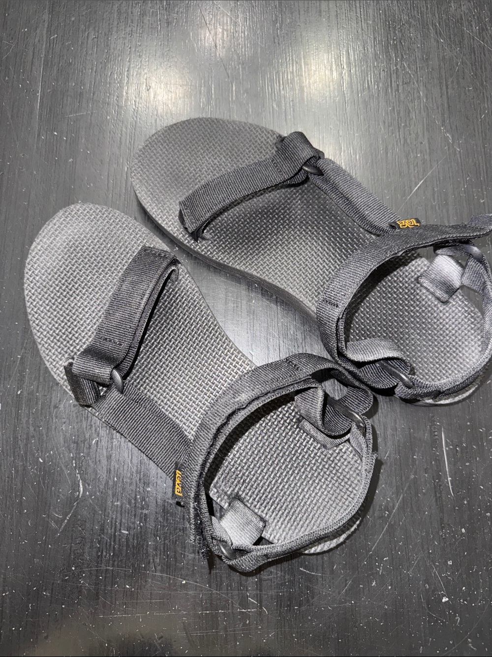 TEVA sandals. black. size women’s 9. good used condition.